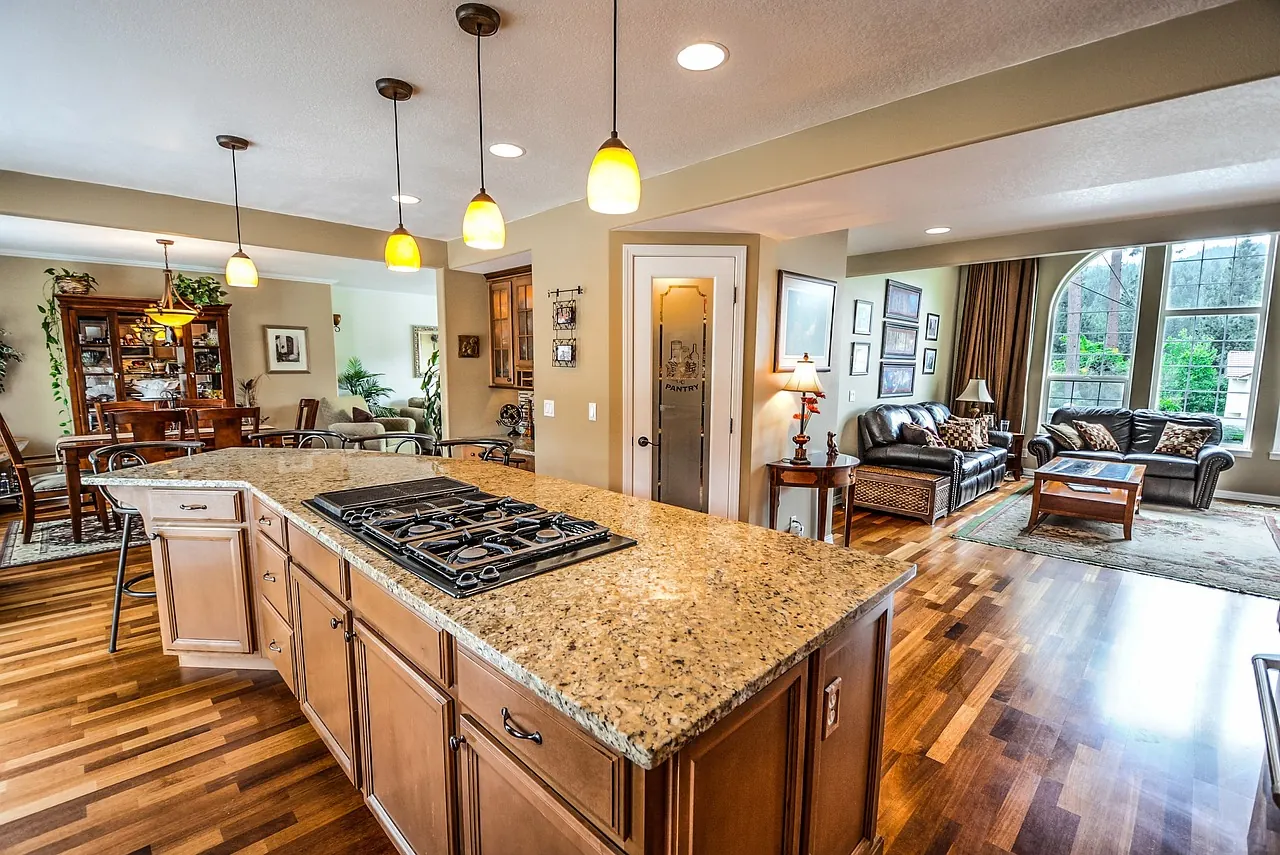 spotless kitchen