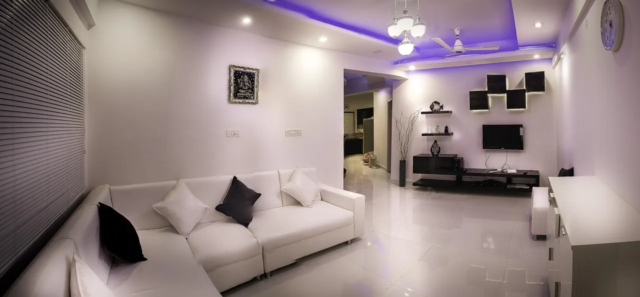 clean modern living room