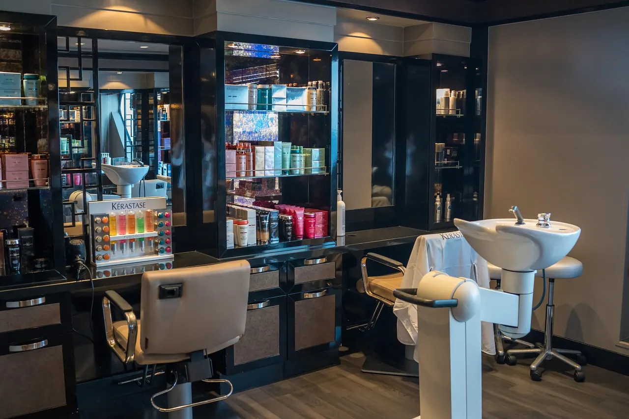hair salon interior