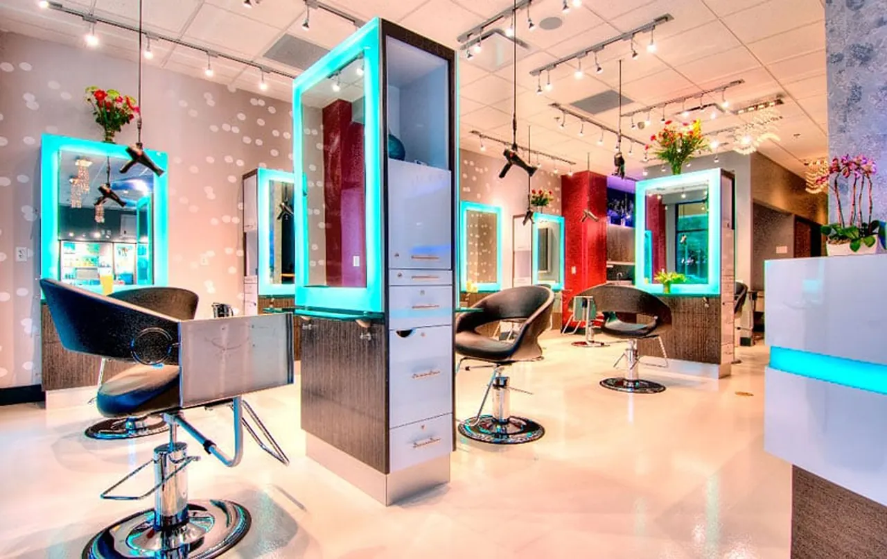 hair salon interior